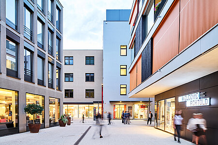 Foto von dem Zentrum von Am Garnmarkt in Götzis.