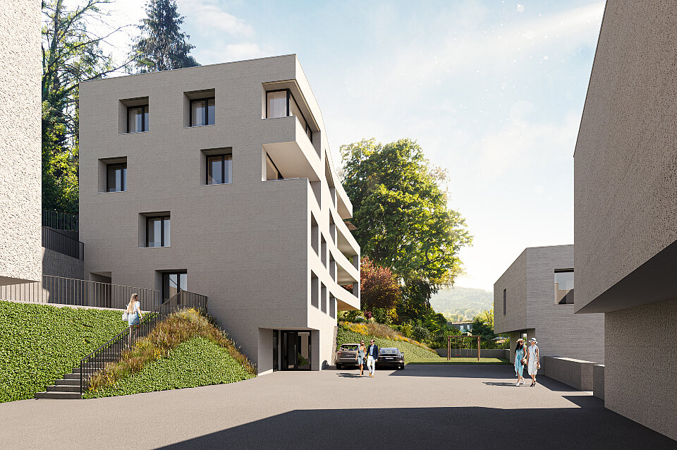 Innenhof VILLEN AM SEE, Lochau